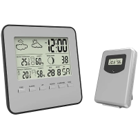 Wetterstation mit Außentemperatur