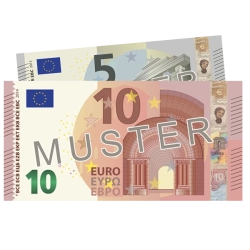 15 € Verrechnungsscheck
